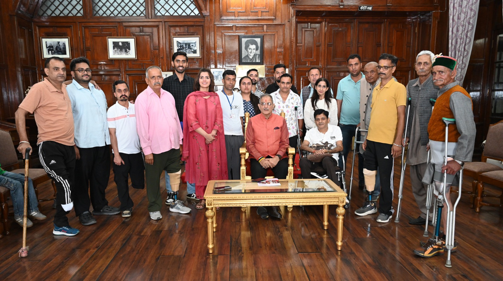 Artificial Limb distribution Camp at Lok Bhavan Shimla