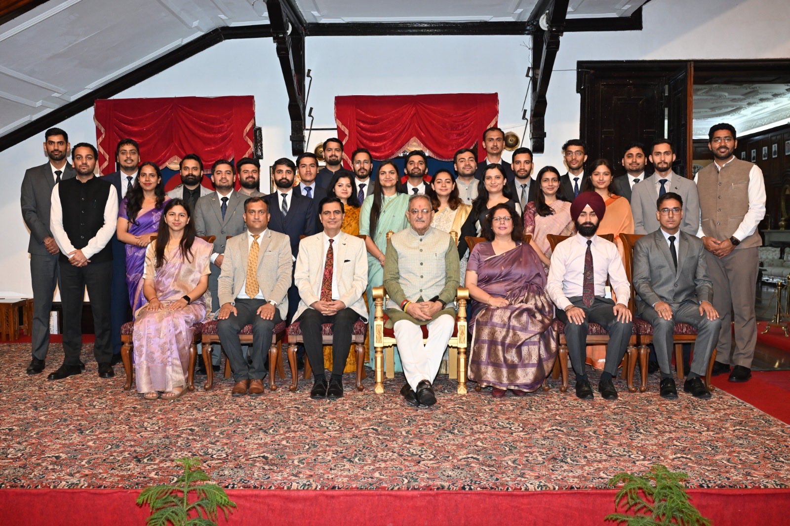 Probationers Officers at Lok-Bhavan Shimla