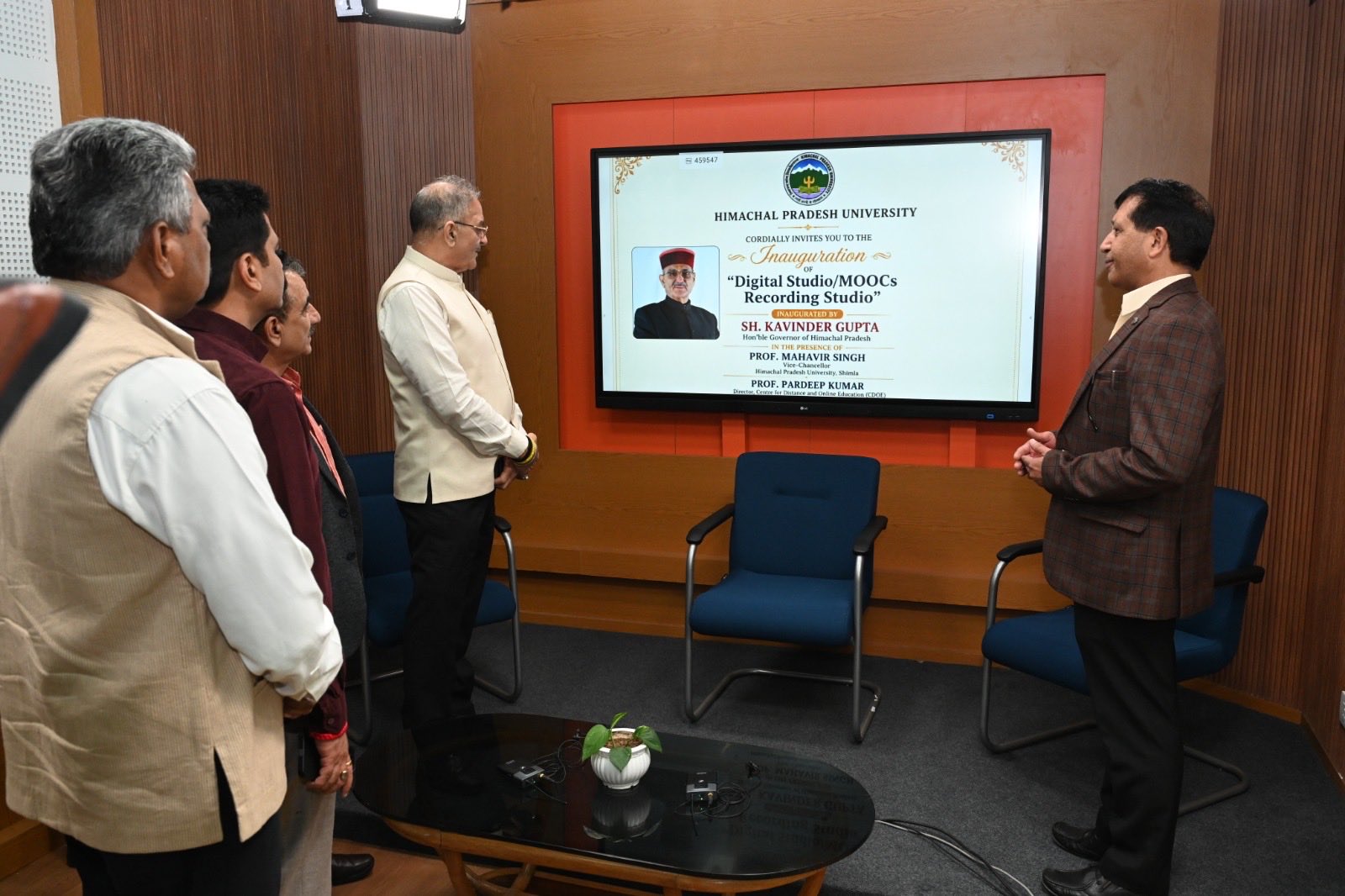 Inauguration of Digital Studio/MOOC Recording Studio