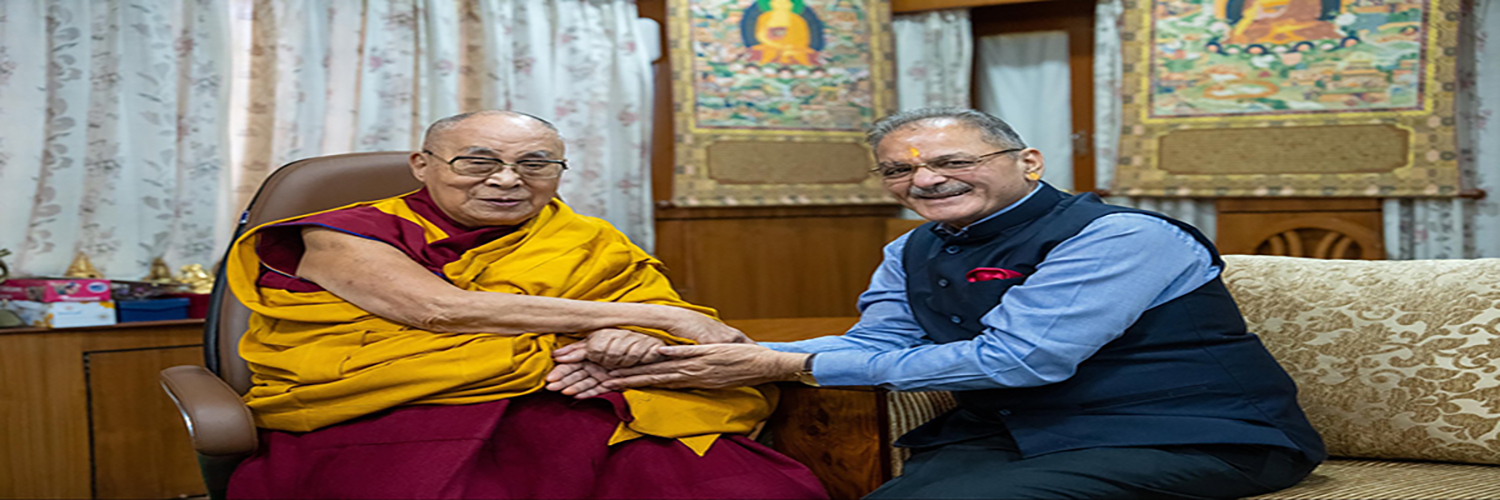 Hon'ble Governor Met Spitual Leader His Holiness Dalai lama